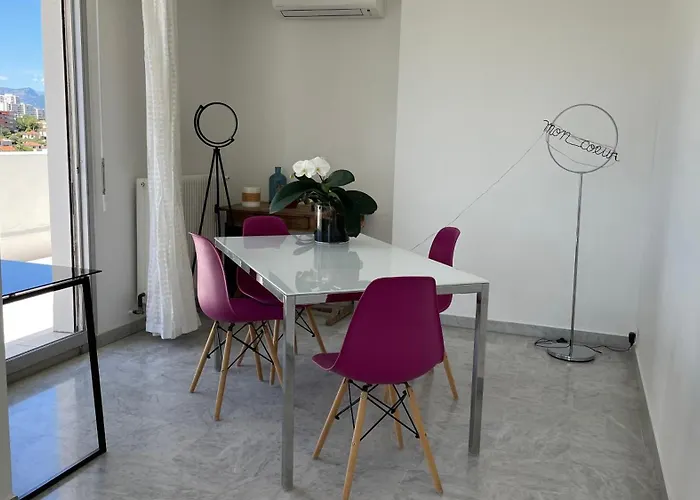 Fireworks View - 6 Persons شقة أنتيب